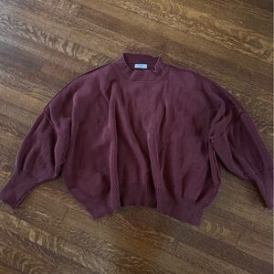Zenana Outfitters Purple Oversized Sweater